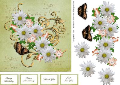Daisies and Swirls Step by Step