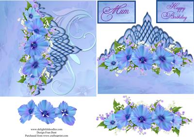 Mum Floral Envelope Card
