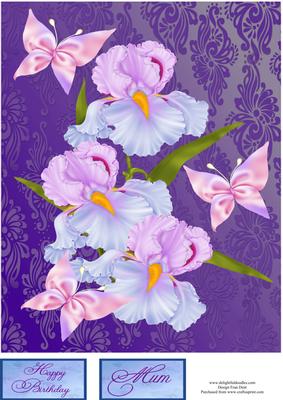 Purple Pastel Passion Topper