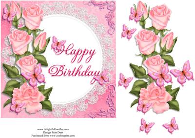 Pink Roses and Lace