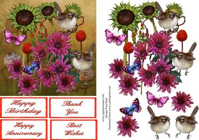 Colourful Autumn with Decoupage
