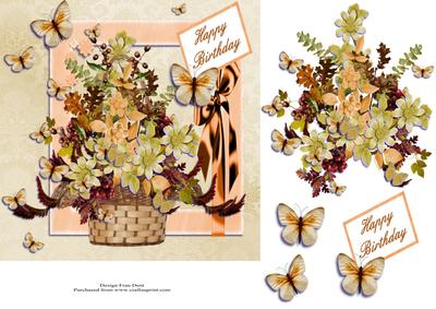 Autumn's Glow in a Basket