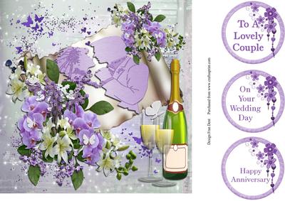 Star Struck Lovers Wedding or Anniversary Card