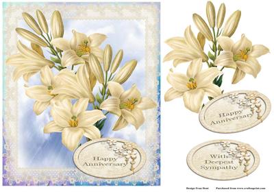 Anniversary/sympathy Lilies