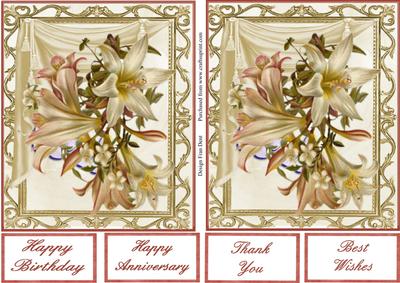 The Beauty of Lilies Toppers