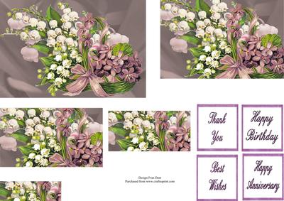 Lily of the Valley with Violets Pyramid