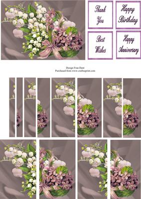 Lily of the Valley with Violets Side Stacker 2