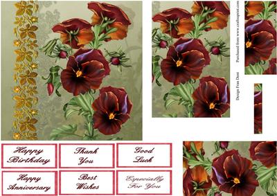 Pansies for a Lady Pyramid
