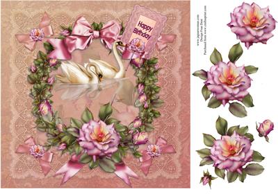 Swans and Roses