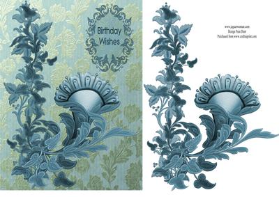 Birthday Wishes in Sea Green
