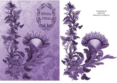 Birthday Wishes in Purple