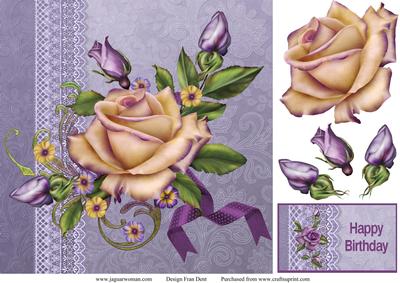 Roses and Ribbons for Your Birthday