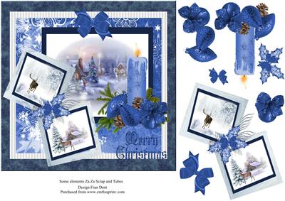 Merry Christmas Scenes Step by Step