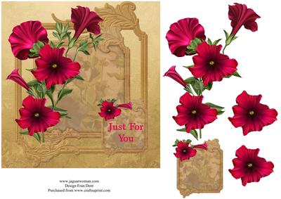 Deep Pink Petunias Just for You