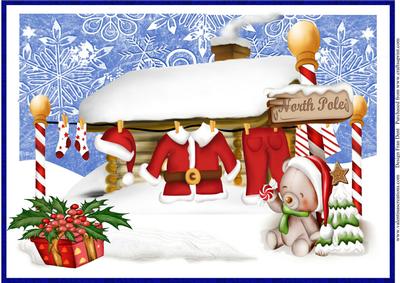 Santa Does His Washing