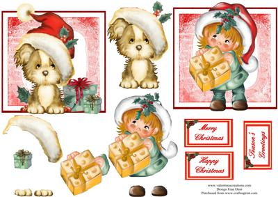 Two Cute Step by Step Christmas Toppers