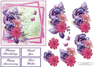 Pink and Purple Splender Step by Step
