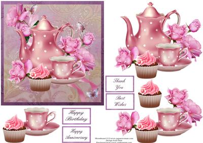 Roses and Tea Time Treats Step by Step