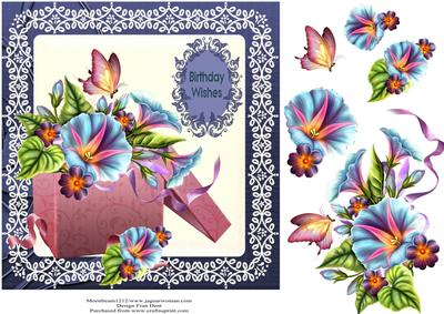 A Box of Morning Glory Quick Card