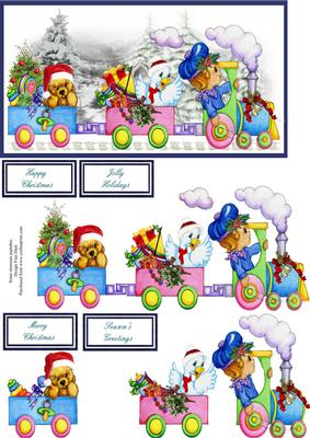 All Aboard the Christmas Train Dl