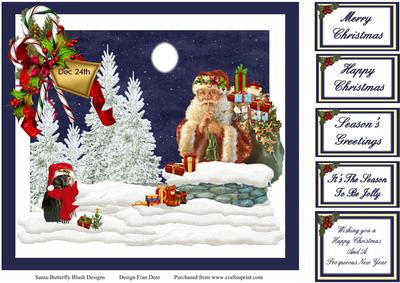 Santa in the Chimney