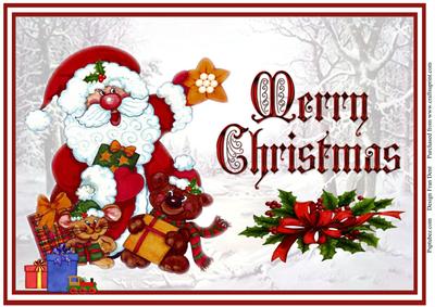 Merry Christmas from Santa and the Gang