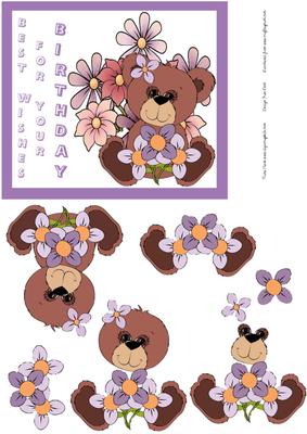 Best Wishes Birthday Bear