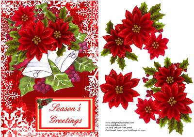 Poinsettias and Snowflakes