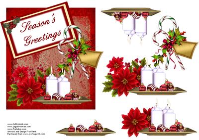 Season's Greetings Candles