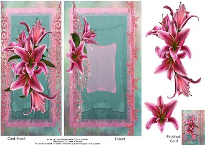 Stargazer Lilies Shortfall Card