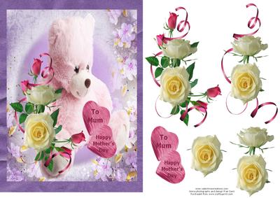 Teddy's Bouquet for Mum