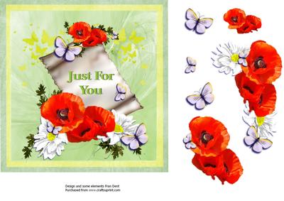 Poppies Quick Card