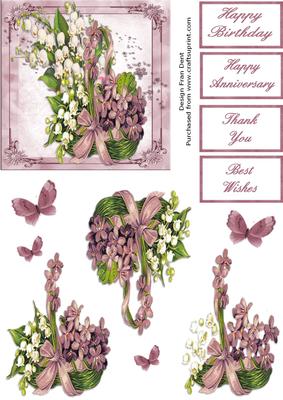 Sweet Violets and Lily of the Valley