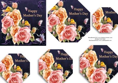 Mother's Day Octagon Pyramid Topper