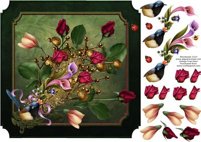 Roses and Calla Lilies
