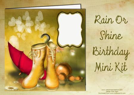 Rain or Shine Birthday Mini Kit