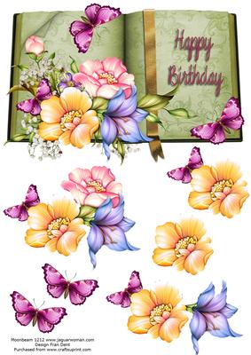 A Book of Butterflies and Flowers