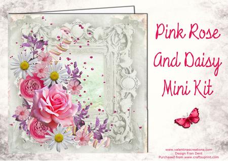 Pink Rose and Daisy Mini Kit
