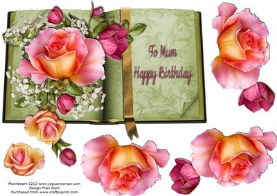 Mum Happy Birthday Roses