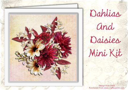 Dahlias and Daisies Mini Kit