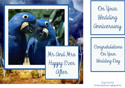 Mr and Mrs Happy Ever After Topper
