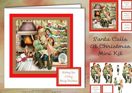 Santa Calls at Christmas Mini Kit