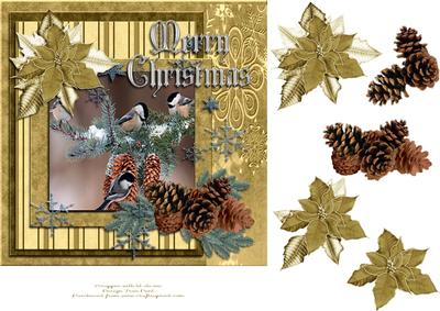Chickadees at Christmas