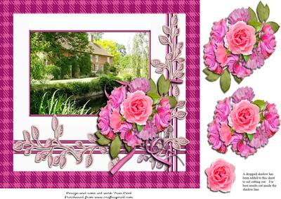 Rose Embellished Country Cottage
