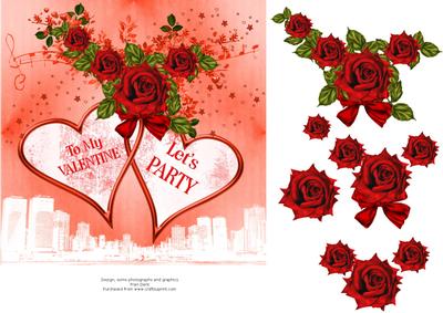 Love in the City with Decoupage