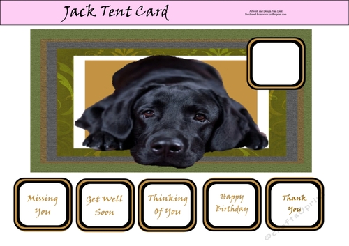 Jack Tent Card