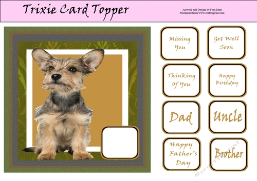 Trixie  Card Topper