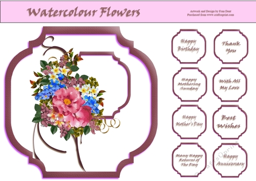 Watercolour Flowers 