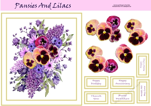 Pansies And Lilacs