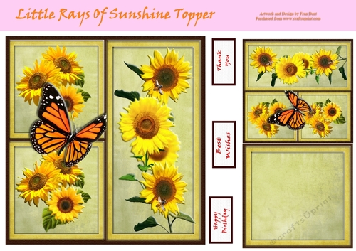 Little Rays Of Sunshine Topper